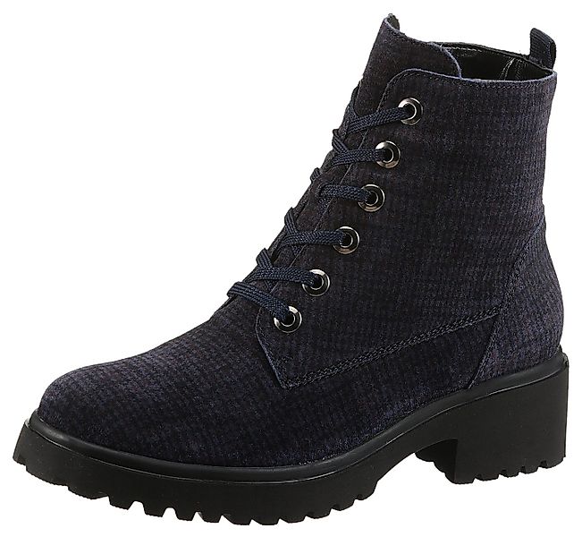 Waldläufer H-LUISE Schnürstiefelette Schnürboots, Profilsohle, Blockabsatz, günstig online kaufen