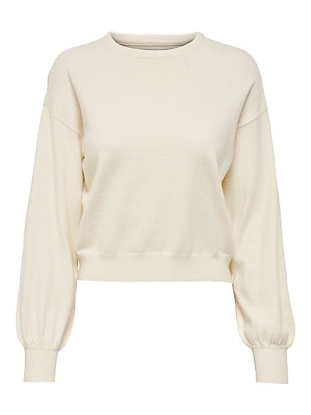 ONLY Einfarbiger Pullover Damen White günstig online kaufen