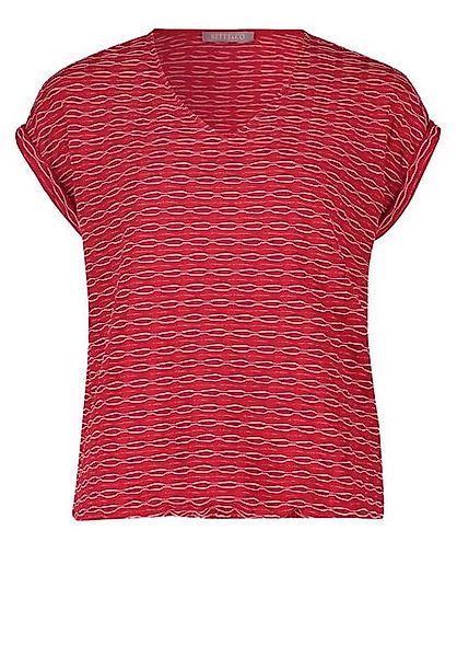 Betty&Co T-Shirt Shirt Kurz 1/2 Arm, Red/Cream günstig online kaufen