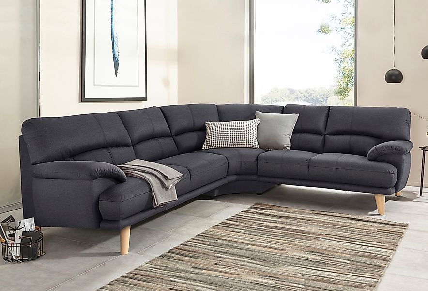 TRENDMANUFAKTUR Polsterecke »Cecilia, italienisches Designsprache, modern u günstig online kaufen