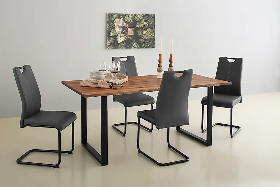 HELA Freischwinger "CORA" () 4 Stk.Tragegriff in schwarz günstig online kaufen