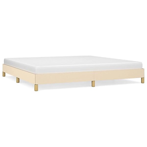 Vidaxl Bettgestell Creme 200x200 Cm Stoff günstig online kaufen
