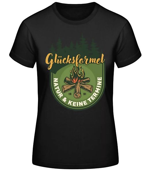 Glücksformel · Frauen Basic T-Shirt günstig online kaufen