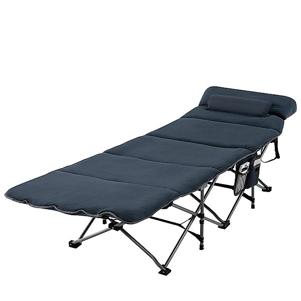 COSTWAY Feldbett Campingbett klappbar, mit Matratze günstig online kaufen