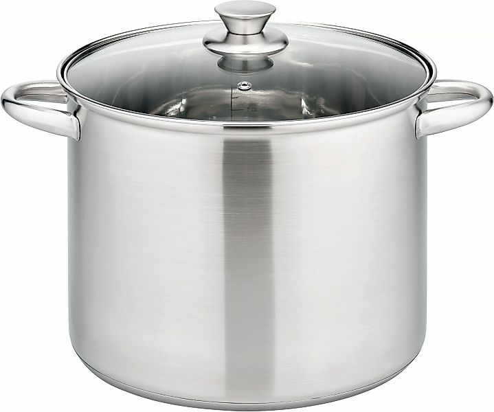GSW Topf-Set »Rigo«, Edelstahl, (Set, 13 tlg., Kochtopf 14/16/20/24 cm, 1 S günstig online kaufen