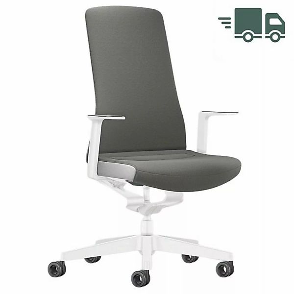 Interstuhl PURE INTERIOR Edition Bürostuhl | Polsterrücken | Variante grau günstig online kaufen