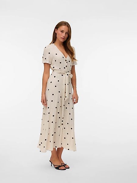 Vero Moda Sommerkleid "VMJOAN S/S 7/8 SHIRT DRESS WVN BTQ" Viskosemischung günstig online kaufen