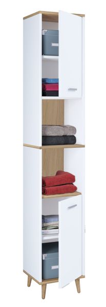 VCM Hochschrank Holz Badmöbel Bad Hochschrank günstig online kaufen