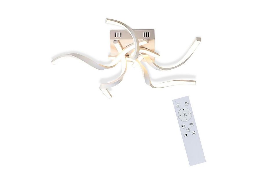 Nettlife LED Deckenleuchte 48W 65CM Wellenförmig Modern Design Deckenleucht günstig online kaufen