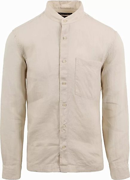 Marc O'Polo Hemd Leinen Beige - Größe XXL günstig online kaufen