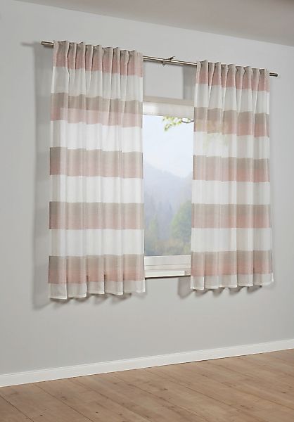 GARDINIA Gardine "Schal mit Gardinenband Etamine" verdeckte Schlaufen 1 Stk günstig online kaufen