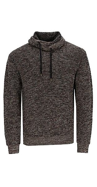Hajo Strickpullover H Pullover MulticolorWasserfall-Kragen camelmelange günstig online kaufen