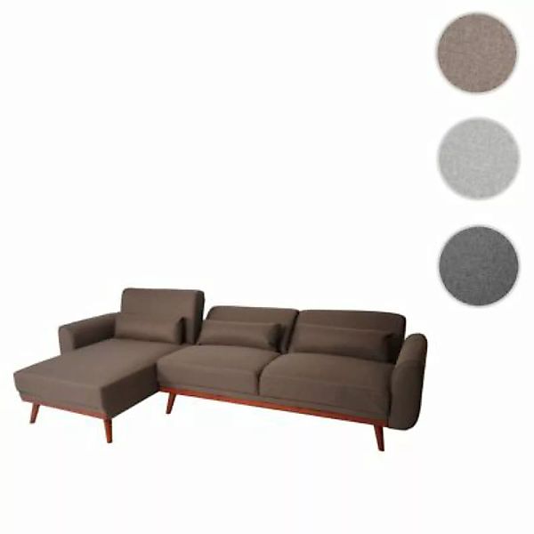 HWC Mendler Sofa mit Schlaffunktion braun günstig online kaufen