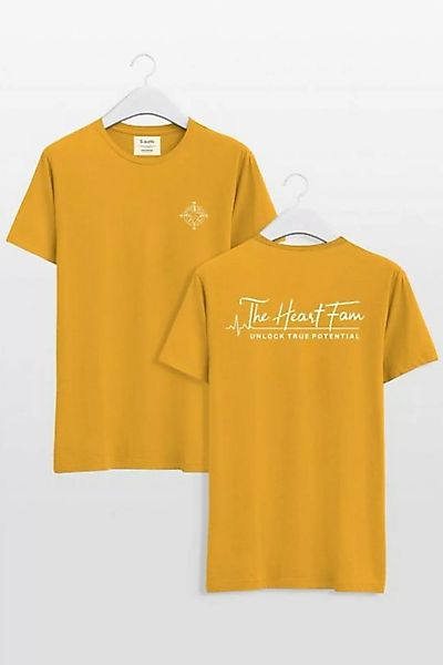 TheHeartFam T-Shirt Nachhaltiges Bio-Baumwolle Tshirt Gold Classic Herren F günstig online kaufen