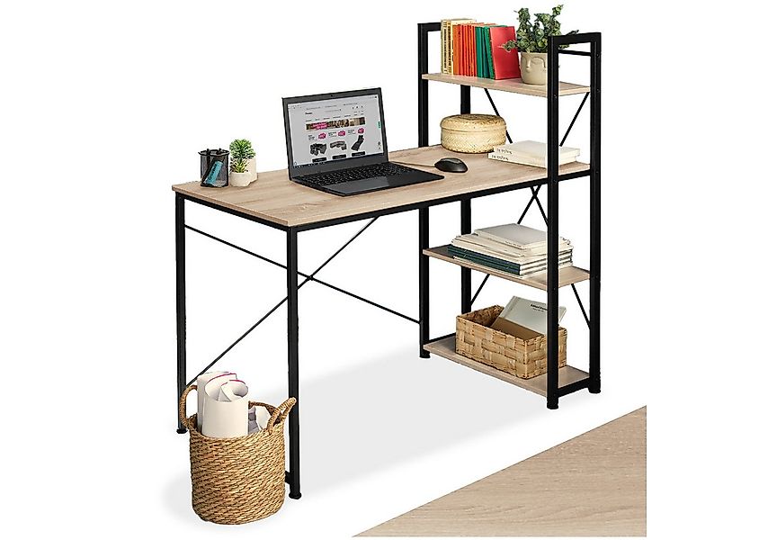 tectake Schreibtisch Computer-Schreibtisch (1-St., 1 tlg), Markanter Comput günstig online kaufen