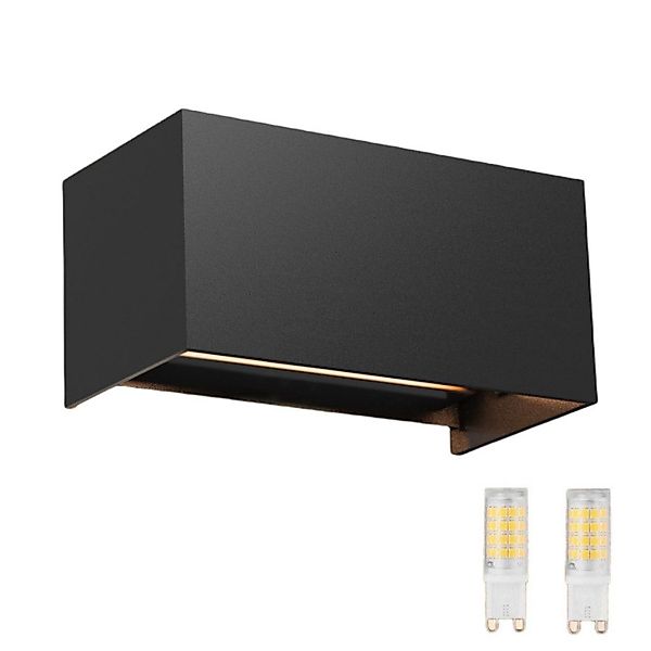 WILGOON LED Wandleuchte G9 Würfel Wandlampe günstig online kaufen