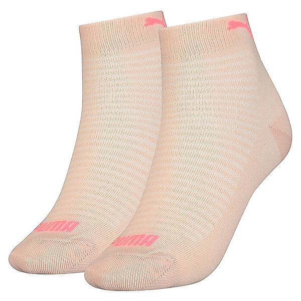 Puma Quarter Socken 2 Paare EU 35-38 Neon Pink günstig online kaufen