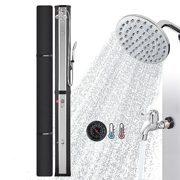 Arebos Solardusche 60 L, mit Handbrause günstig online kaufen