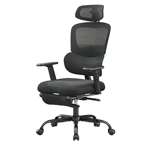 UEV Bürostuhl Ergonomischer mit Fußstütze Schreibtischstuhl günstig online kaufen