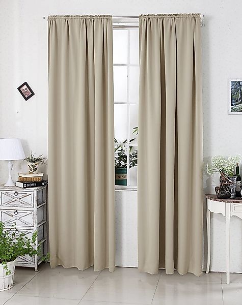 Woltu Gardine, (2 St), Kräuselband für günstig online kaufen