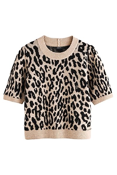 Next Kurzarmpullover Weicher, kurzärmeliger Strickpullover mit günstig online kaufen