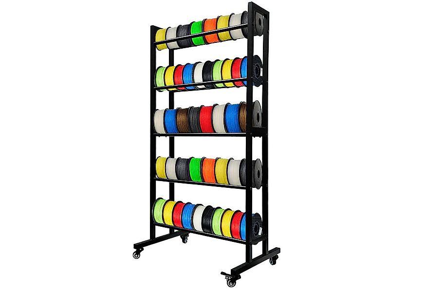 TWSOUL Standregal 3D-Drucker Filament Lagerregal mit Rädern 5 Ebenen, bis 2 günstig online kaufen