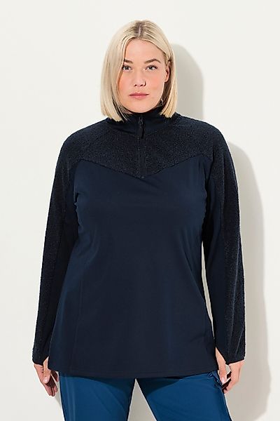 Ulla Popken Sweatshirt Sweatshirt Stretch Teddyfleece günstig online kaufen
