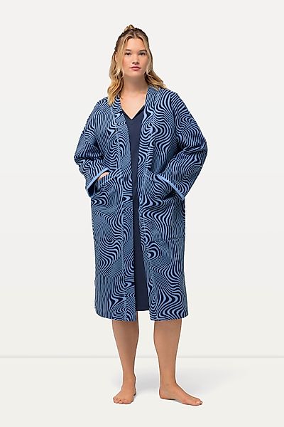 Ulla Popken Sweatjacke Loungewear-Langjacke Oversized offene günstig online kaufen