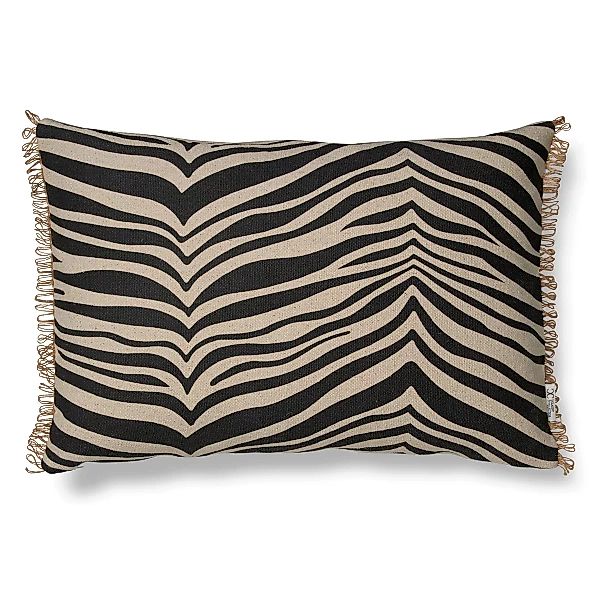 Zebra Kissen 40x60cm Schwarz günstig online kaufen