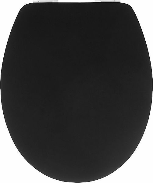 CORNAT WC-Sitz "Steel", mit silberfarbener Edelstahlkante günstig online kaufen