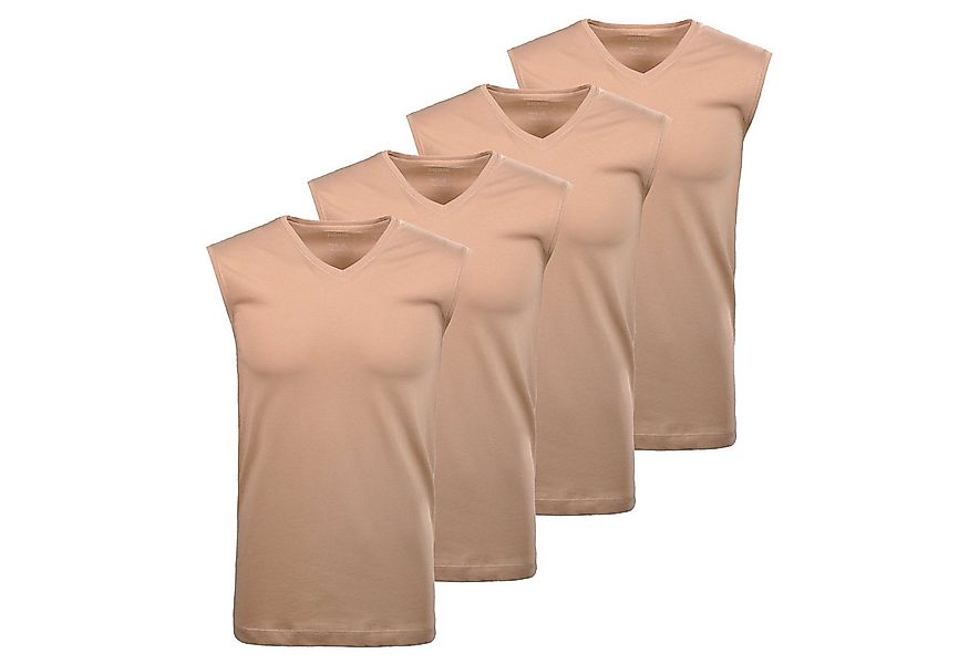 RAGMAN Unterhemd Herren Unterhemd 4er Pack Baumwolle (Packung, 4er Pack) günstig online kaufen