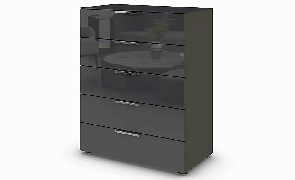 Kommode   ¦ schwarz ¦ Maße (cm): B: 80 H: 99 Kommoden & Sideboards > Kommod günstig online kaufen