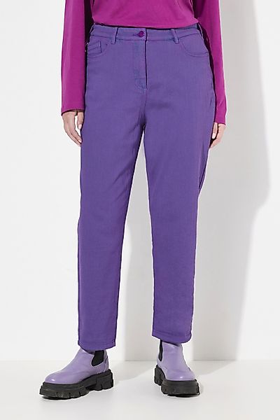 Ulla Popken Regular-fit-Jeans Mom-Colorjeans Trendfarbe 5-Pocket-Schnitt günstig online kaufen