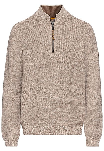 camel active Strickpullover Stricktroyer aus Baumwollmix günstig online kaufen
