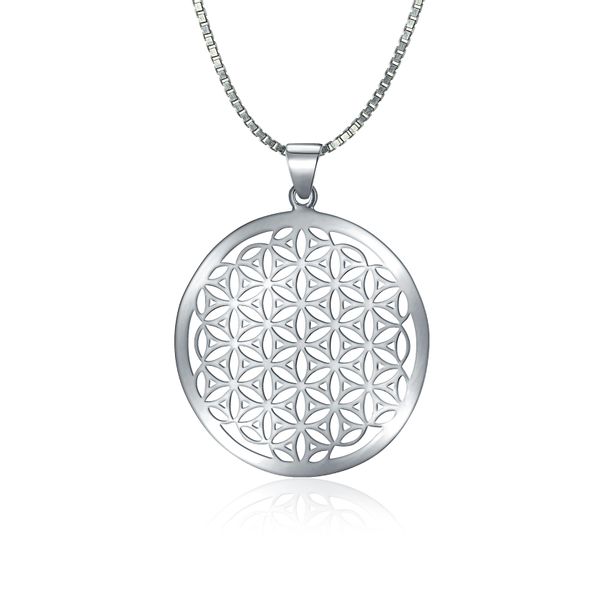 NAHLE Kette mit Anhänger Silberkette Lebensblume günstig online kaufen