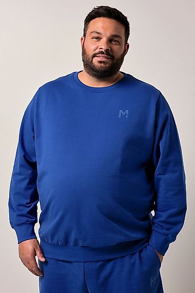 Men Plus Sweatshirt Men+ Sweatshirt Basic Rundhalsausschnitt bis 8 XL günstig online kaufen