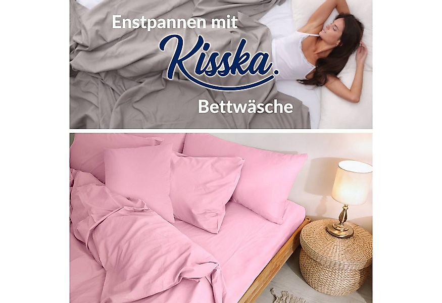 Kisska Kissenbezug LUNA Kissenüberzug Sofakissenbezug Kopfkissenbezug, (1 S günstig online kaufen
