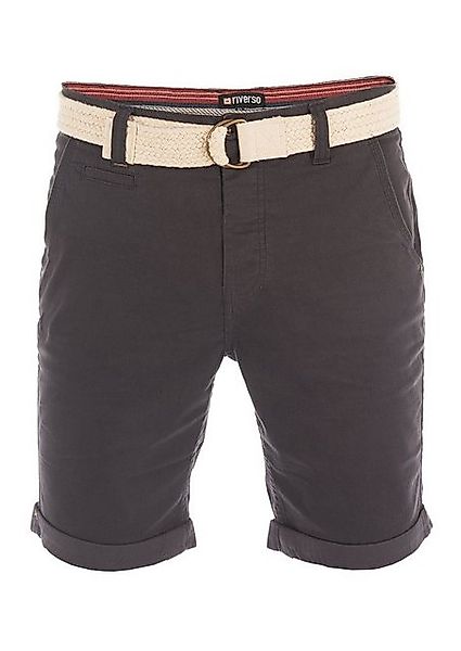 riverso Kurze Hosen Herren Sommer Chino Shorts mit Gürtel Regular Fit RIVHe günstig online kaufen