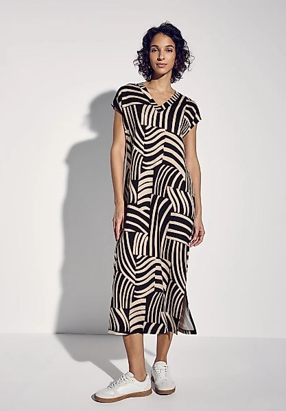 STREET ONE Midikleid Ohne Taschen mit allover Print günstig online kaufen
