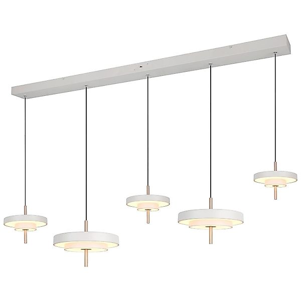 TRIO Leuchten LED Pendelleuchte KEATON, 5-flammig, günstig online kaufen