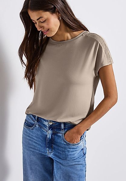 STREET ONE Shirttop mit Mesh-Detail günstig online kaufen