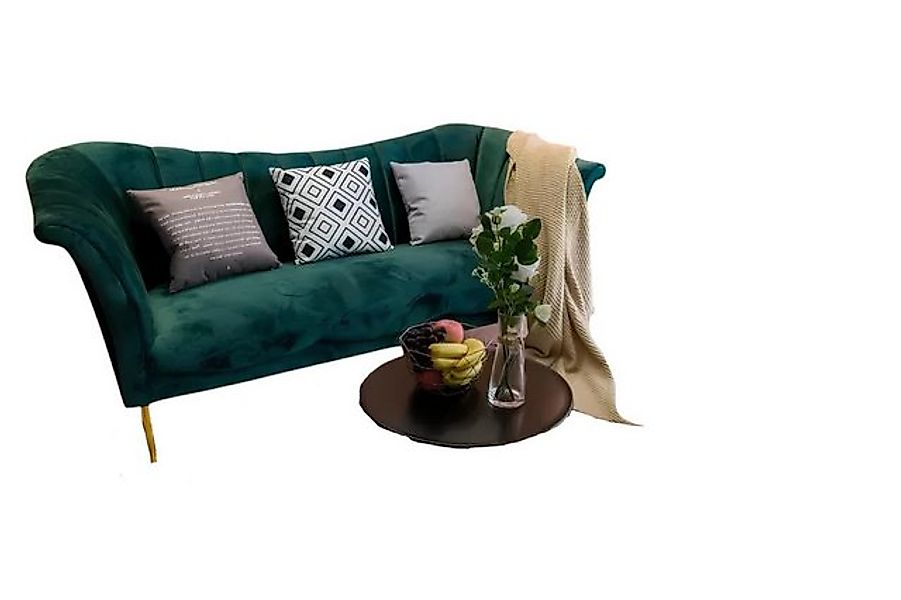 Xlmoebel Sofa Neu Grünes 3-Sitzer Polsterdesign-Sofa Chesterfield-Stil, 1 T günstig online kaufen