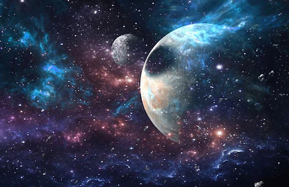 Papermoon Fototapete »Universum mit Planeten« günstig online kaufen
