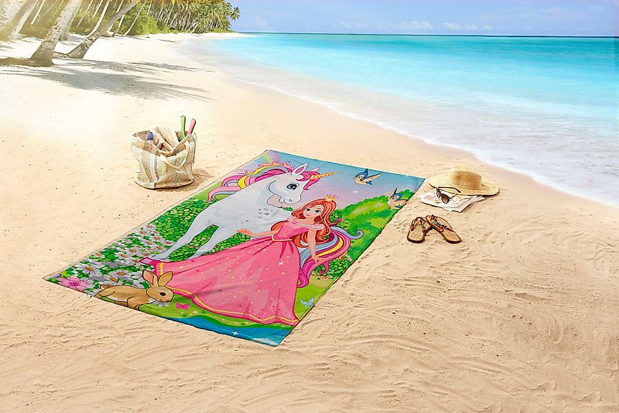 good morning Strandtuch "Fairytale" Mikrofaser, 75x150, Schnelltrocknend, S günstig online kaufen