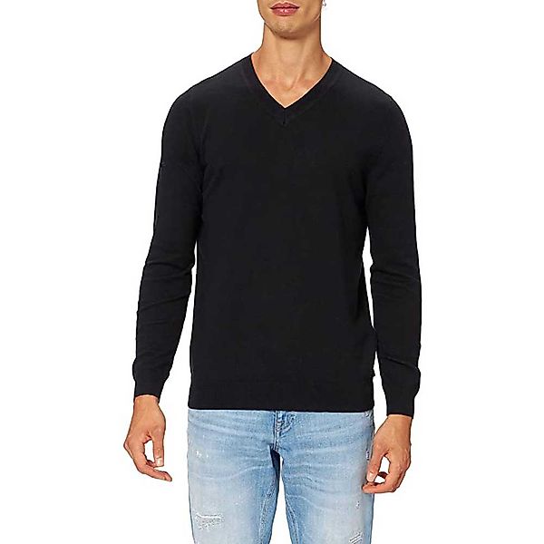 Superdry Vintage Embroidered Cotton Cash V-ausschnitt Sweater M Black günstig online kaufen