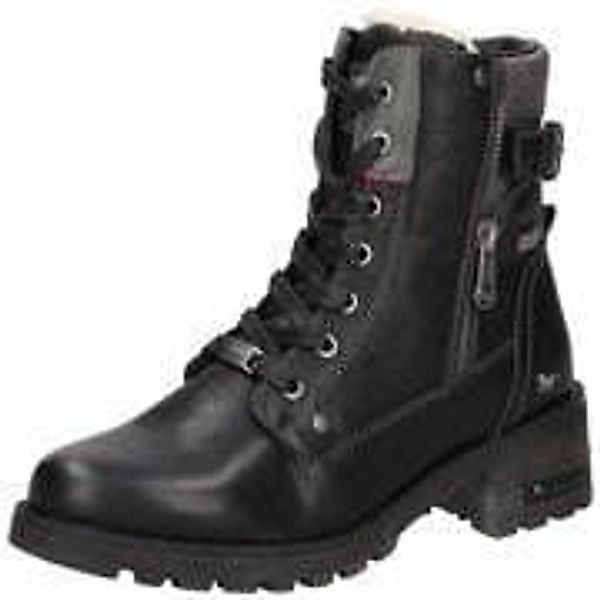 Mustang Schnürstiefelette Damen schwarz günstig online kaufen