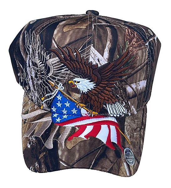 Westernlifestyle Baseball Cap Native Pride Adler Flagge USA Cap mit Schild günstig online kaufen