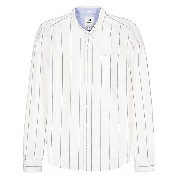 Garcia Stripes Langarm Hemd S Off White günstig online kaufen
