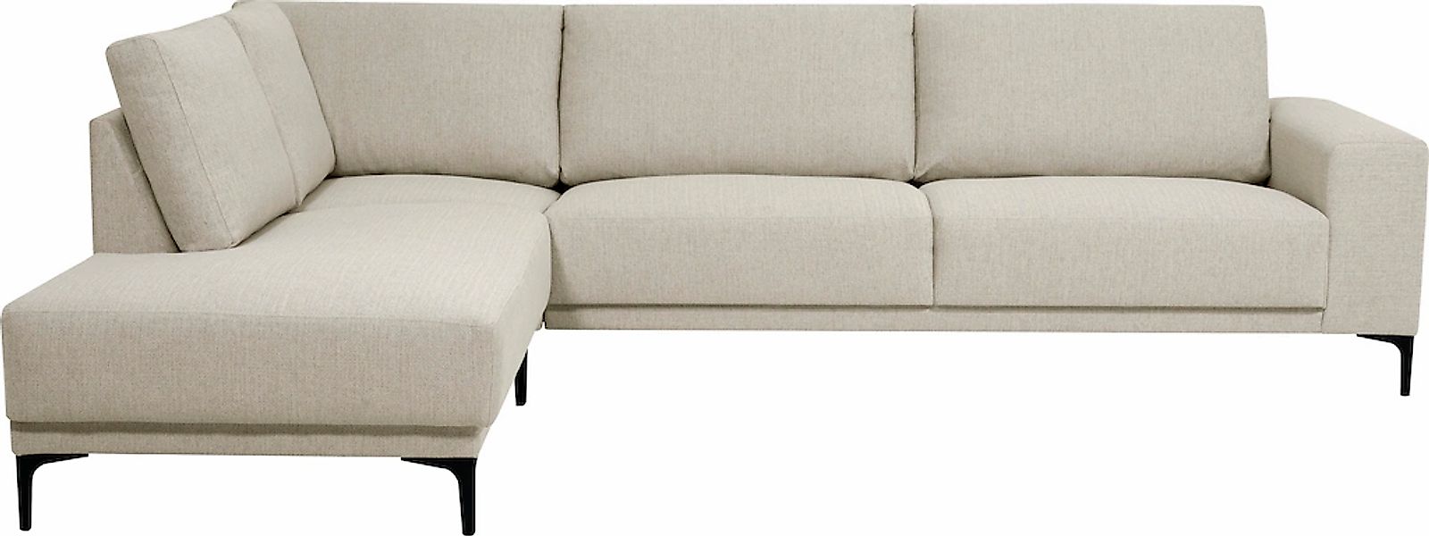 Places of Style Ecksofa »Xander, L-Form,«, Breite 289 cm, Webstoff, Soft-To günstig online kaufen