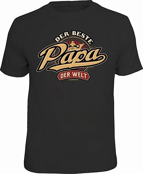 RAHMENLOS® T-Shirt Das Geschenk für Väter - Bester Papa der Welt günstig online kaufen